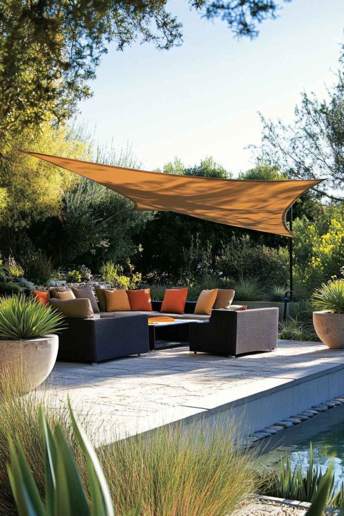 Shade Sail Modern Canopy