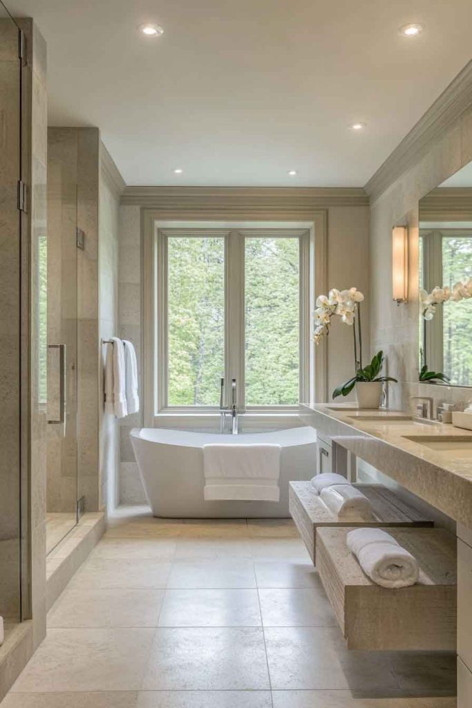 Spa-Inspired Master Bathroom