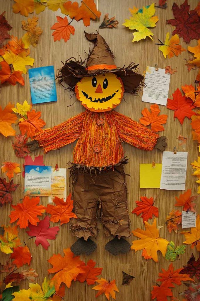 Scarecrow Science of Fall Changes Display