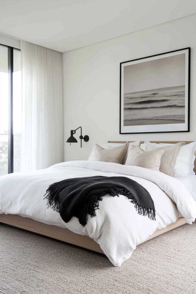 Artwork in Minimalist Bedrooms