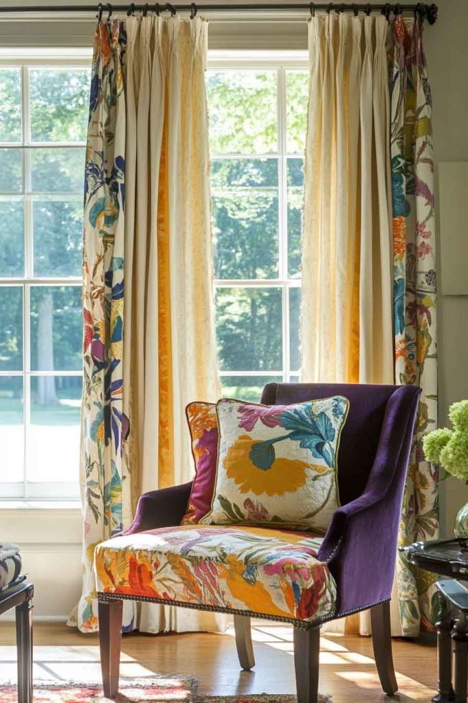 Use Colorful Window Treatments
