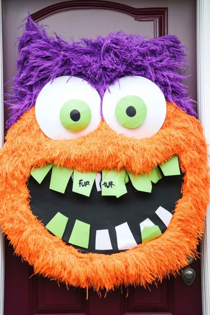 Playful Monster Door Decoration