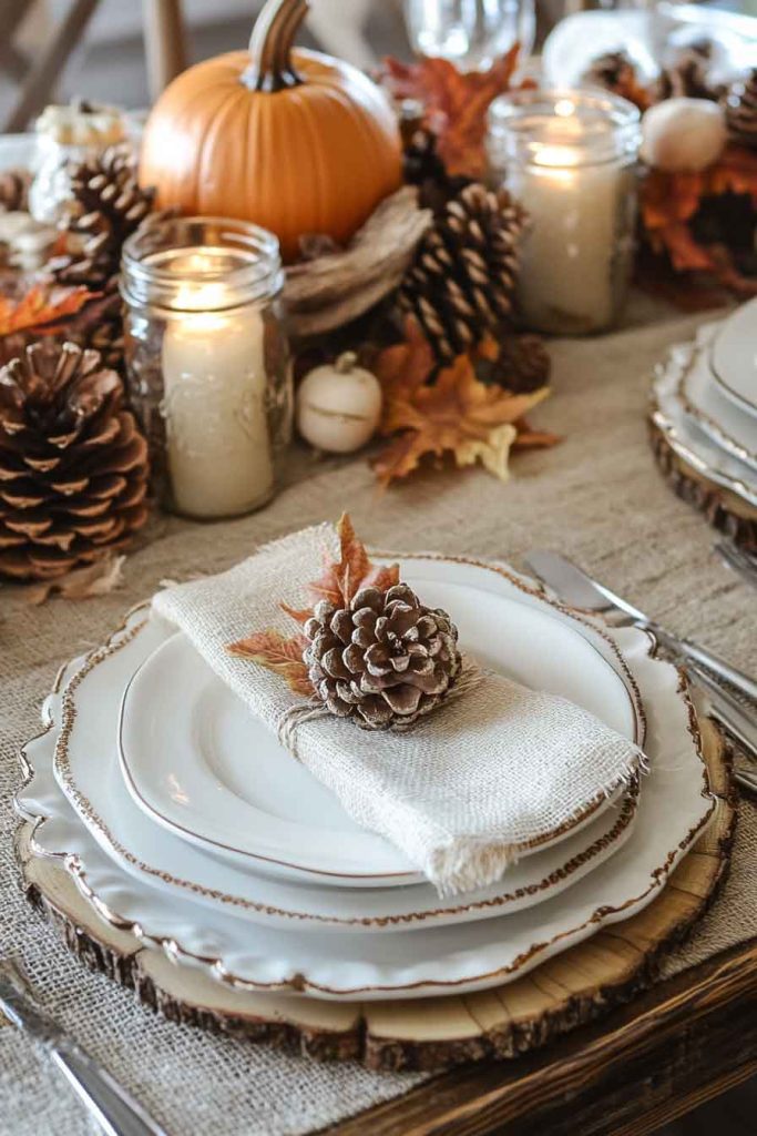 Natural Woodland Harvest Table