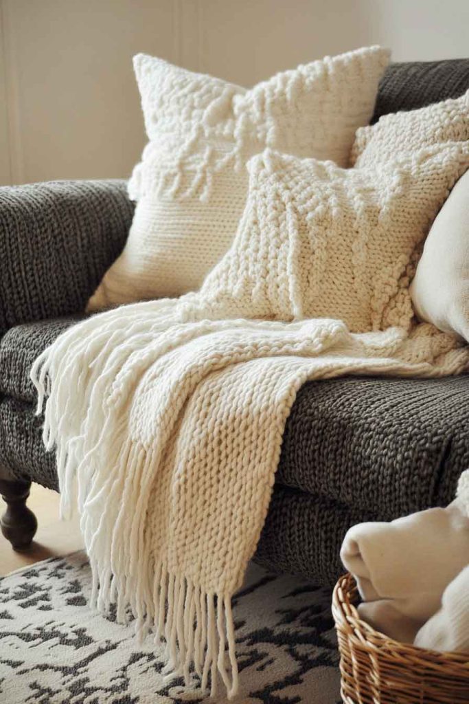 Add Cozy Throws and Blankets