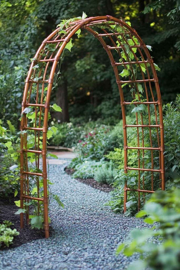 Copper Pipe Trellis