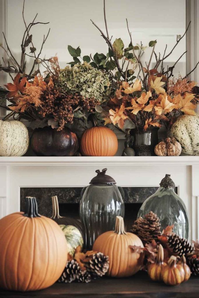Nature-Inspired Fall Mantle