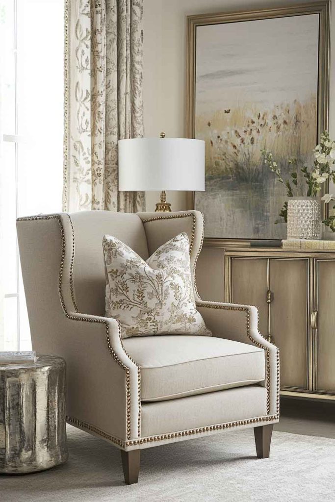 Nailhead Trim Chair