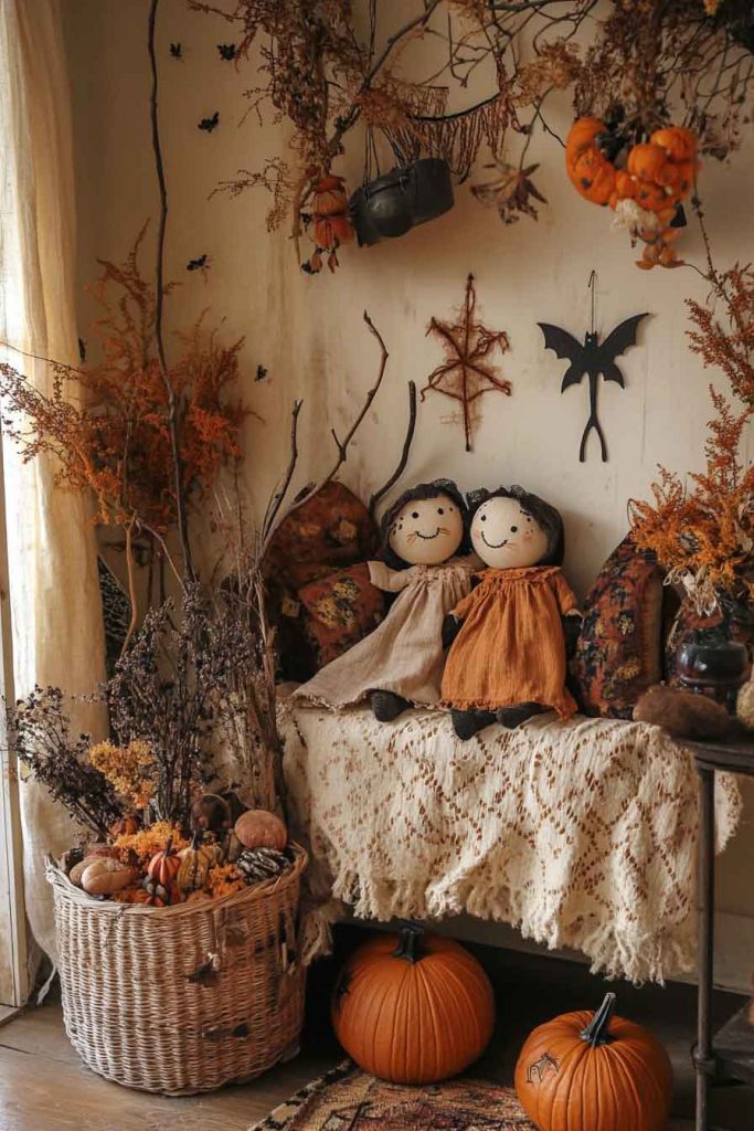 Cottagecore Cozy Halloween Nook