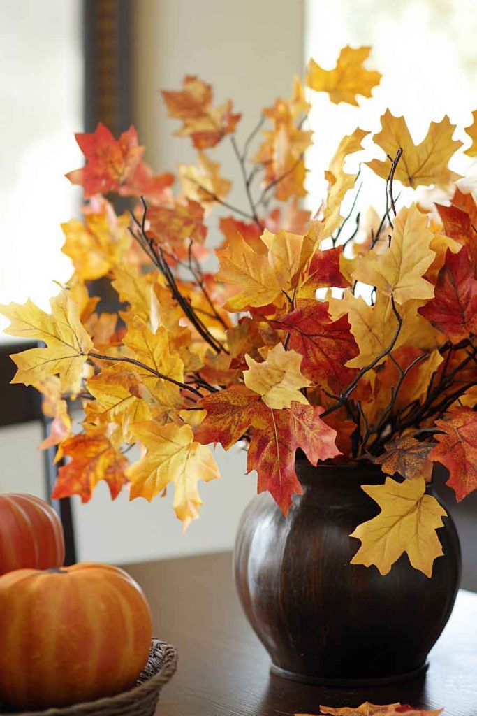 Add Faux Fall Foliage