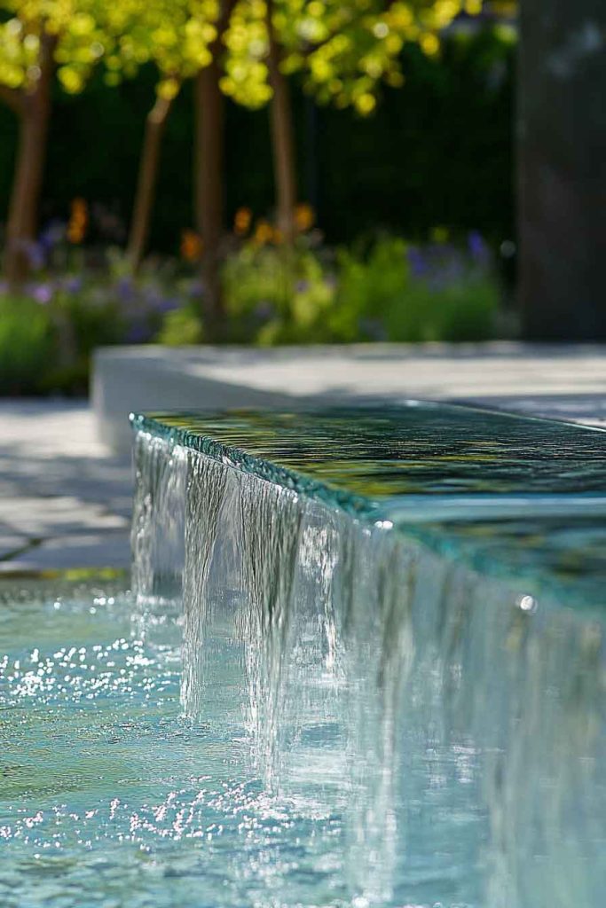 Glass Waterfall Features