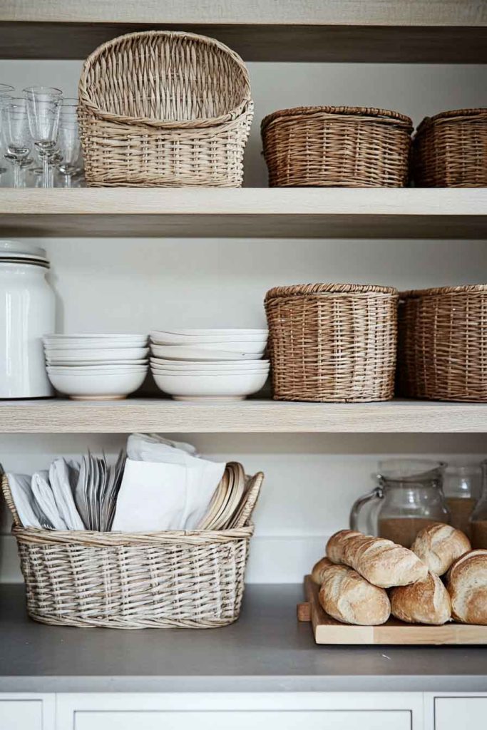 Wicker and Basket Storage