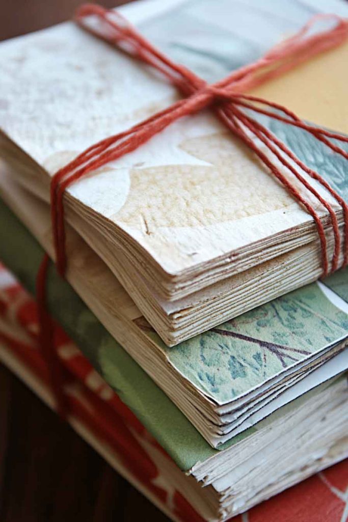 Hand-Bound Recipe Books or Journals