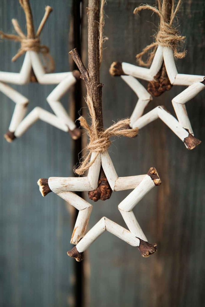 Twig and Twine Rustic Star Ornaments