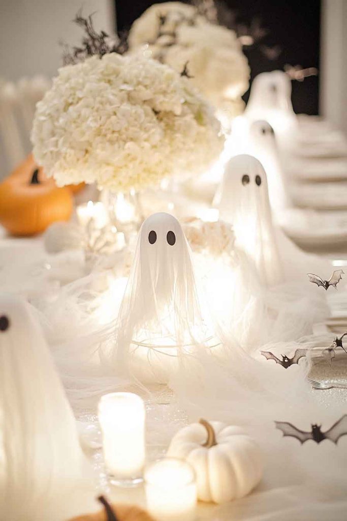 Glowing Ghost Entry Table