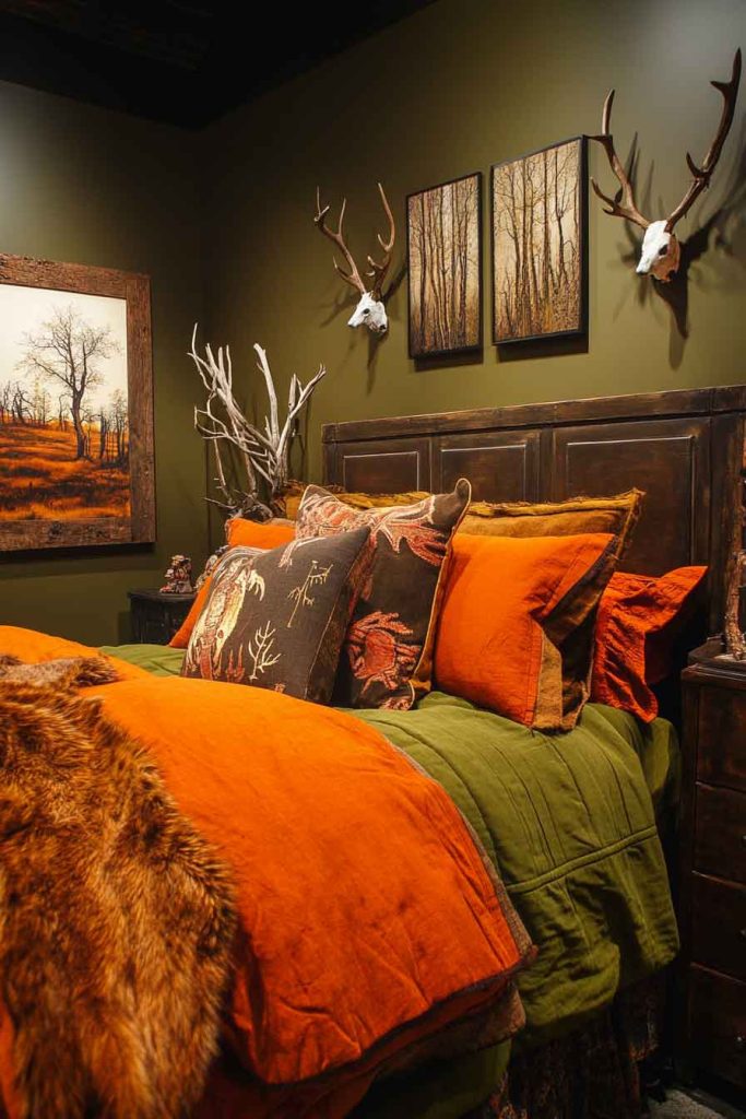 Forest Folklore Halloween Bedroom
