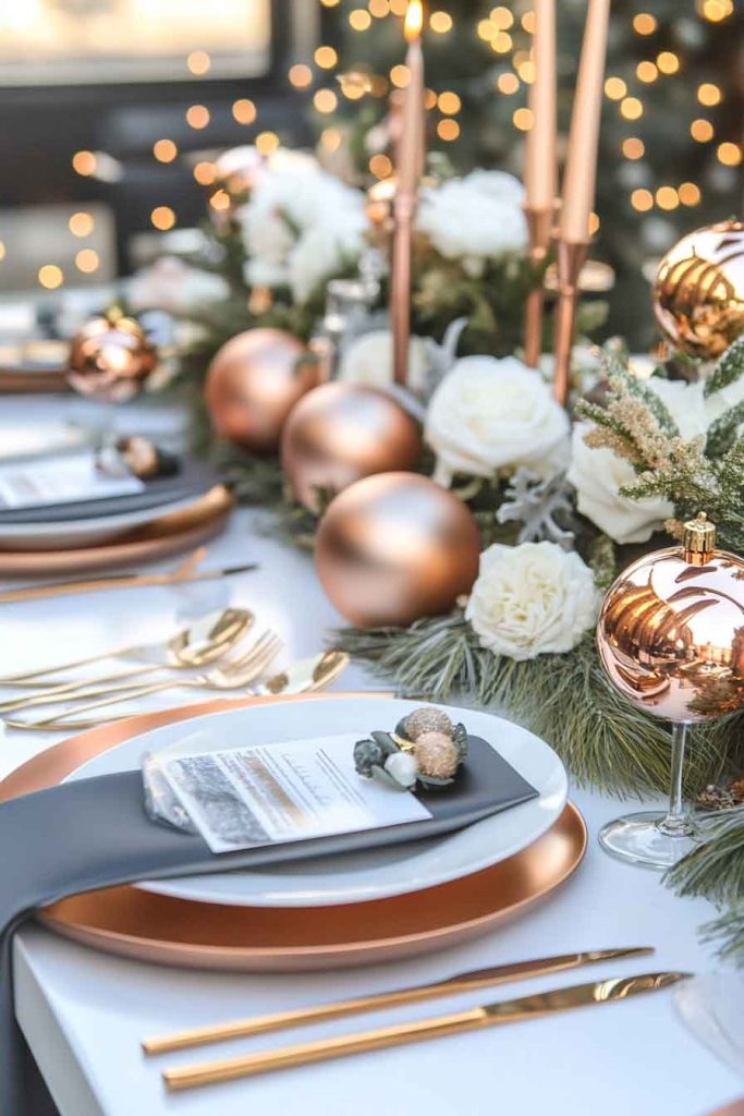 Mixed Metals Modern Table