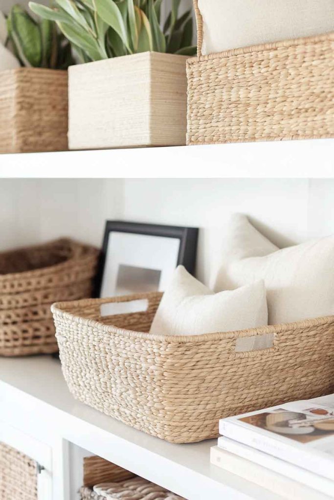 Use Baskets for Stylish Storage