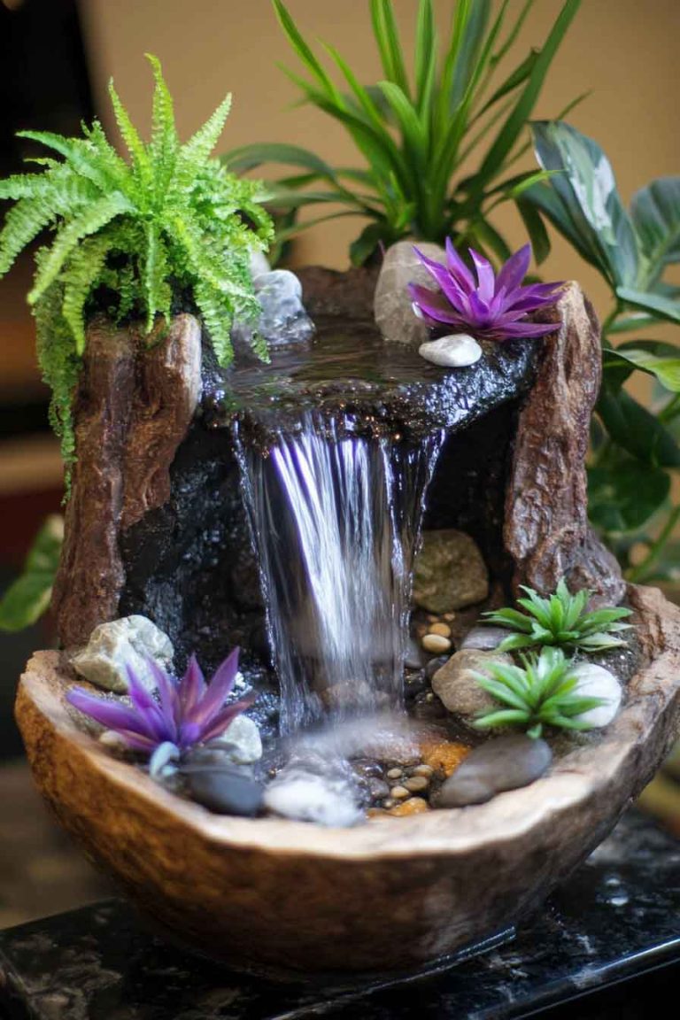 Miniature Tabletop Waterfalls
