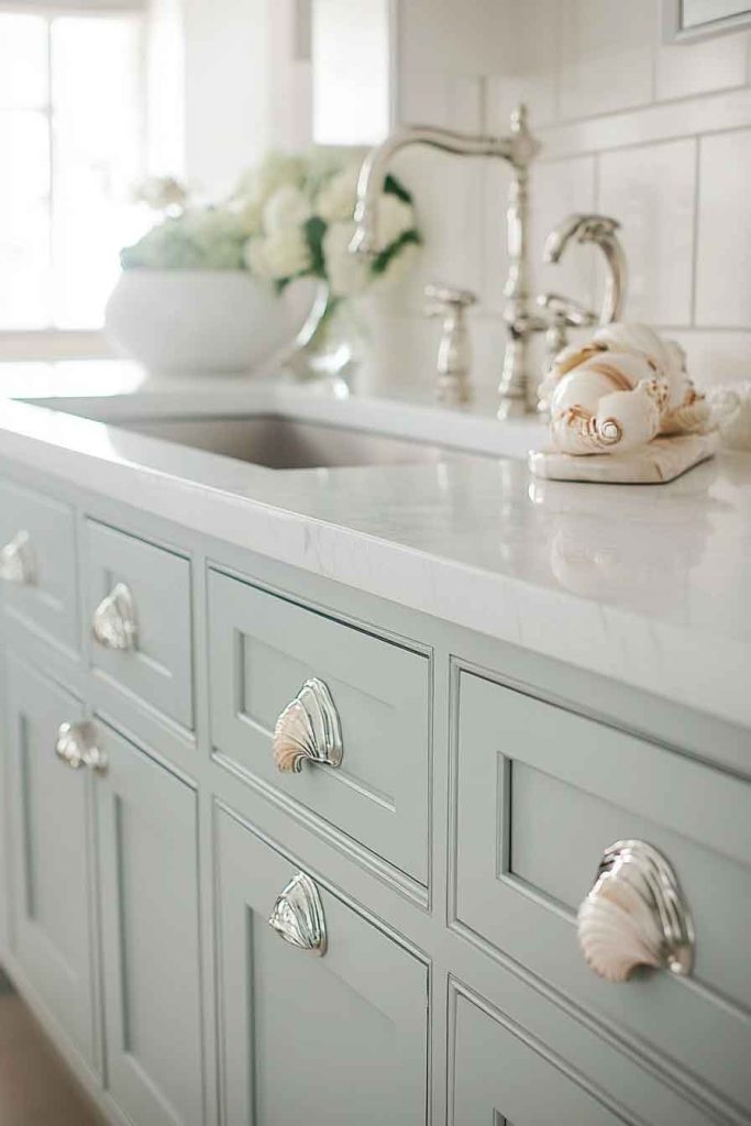 Coastal Kitchen Hardware and Fixtures