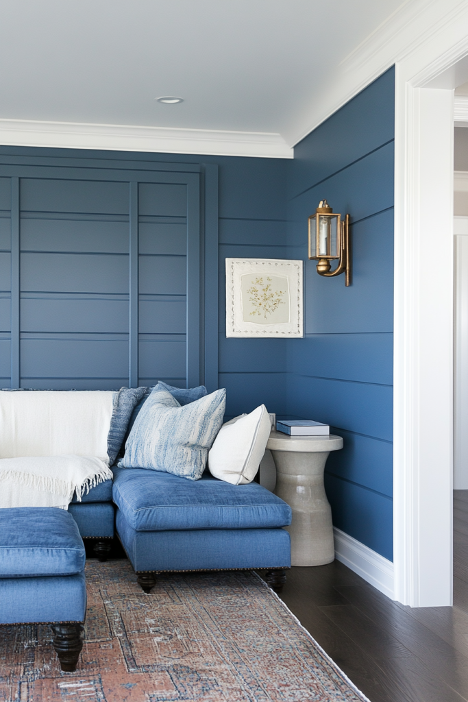 Textured Blue Walls