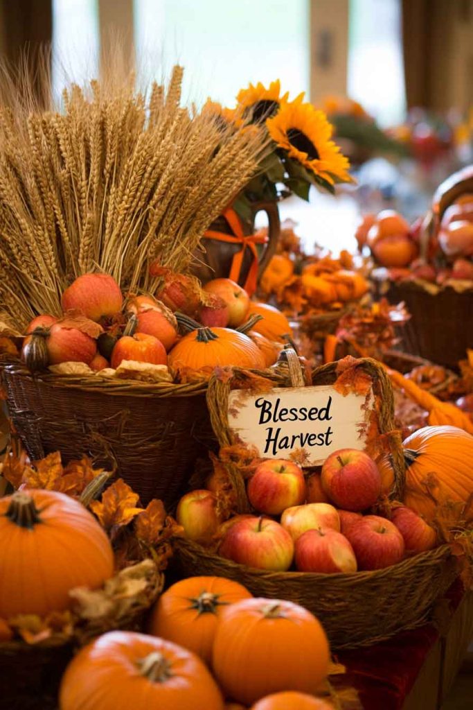 Harvest Festival Entry Table