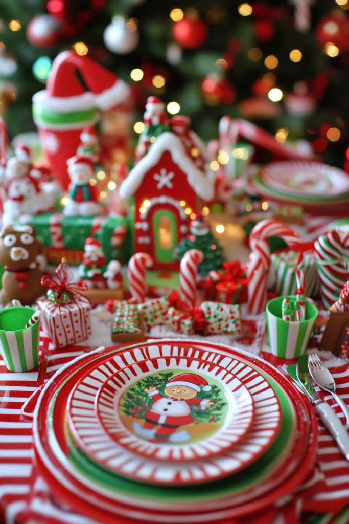 Children's Whimsical Holiday Table