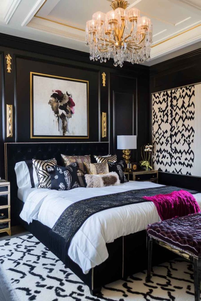 Hollywood Regency Bedroom