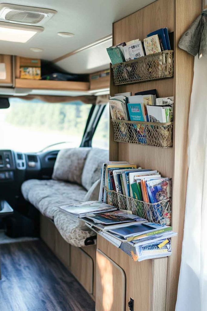 Use Magazine Holders and Wall Organizers