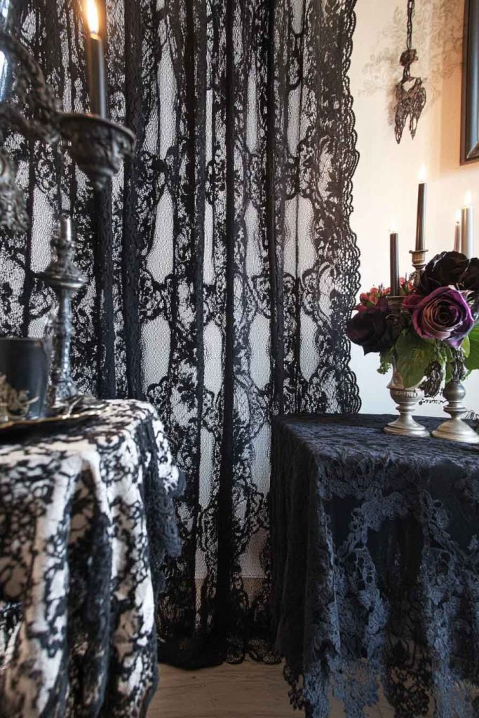 Black Lace Overlays