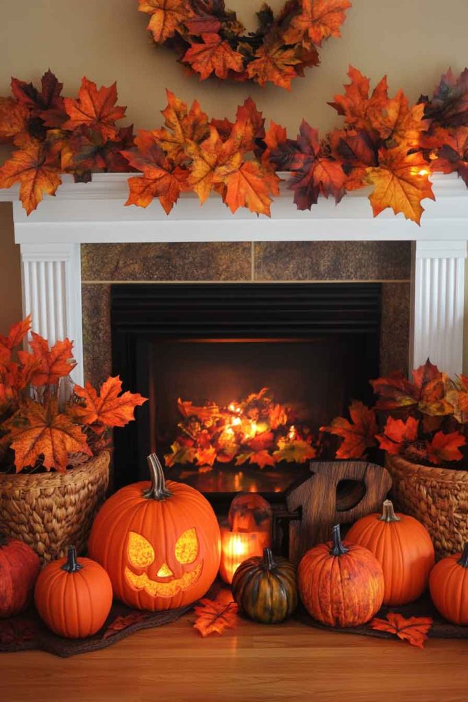 DIY Fall Mantle Projects