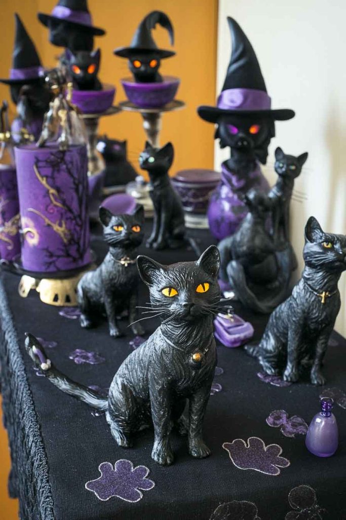 Black Cat Coven Entry Table