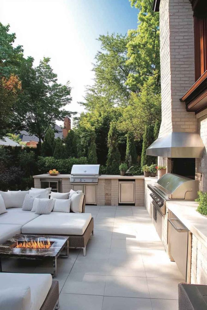 Year-Round Outdoor Kitchen