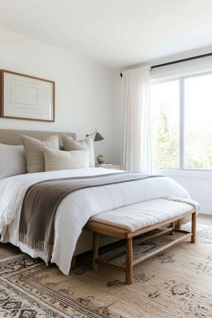 Use a Neutral Rug as a Foundation