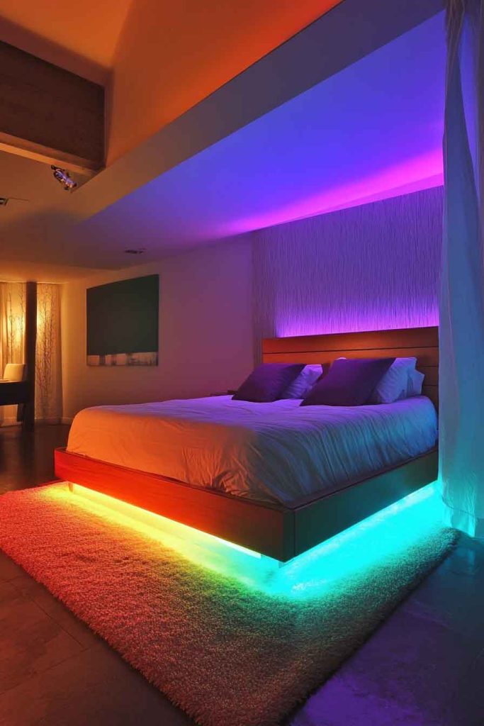 Colored Lighting Accents