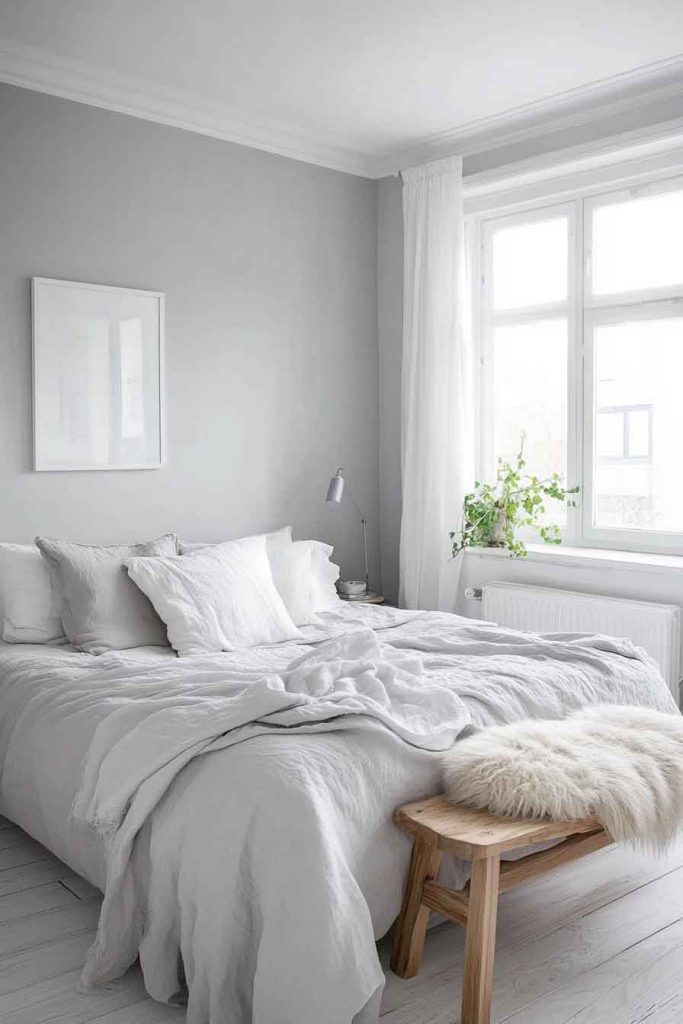 Create a Scandinavian-Inspired Gray Bedroom