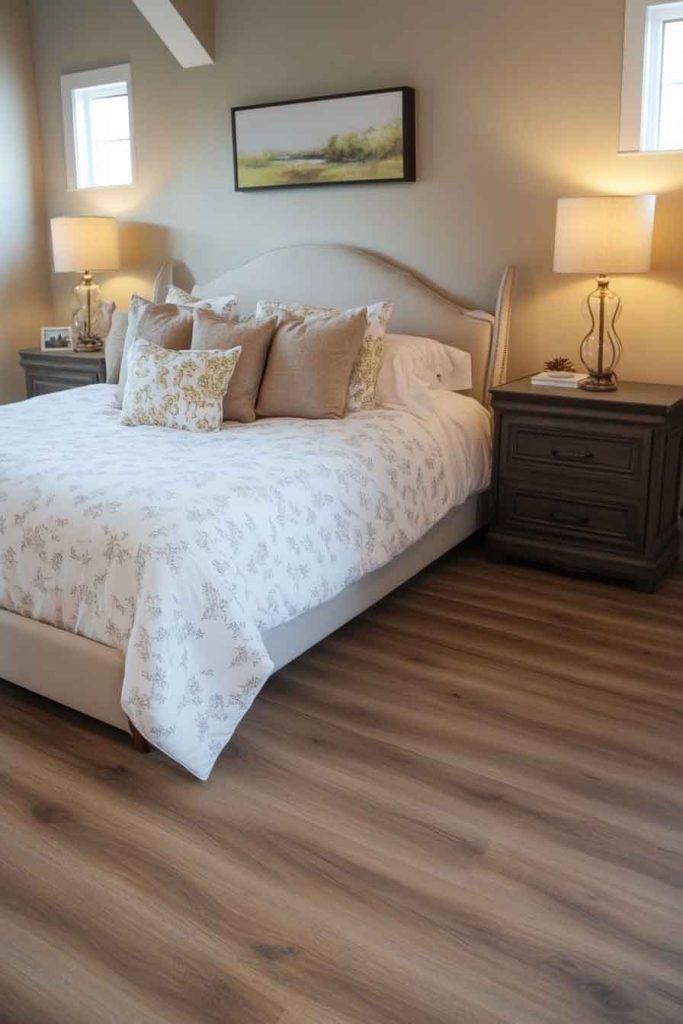 Bedroom Flooring with Underlay