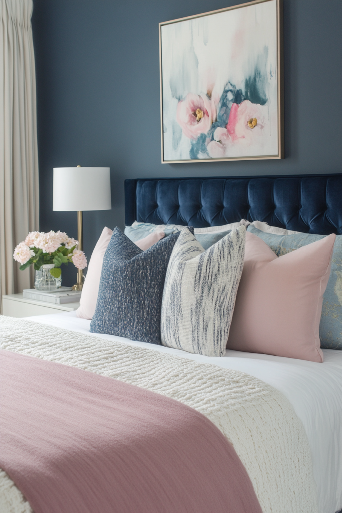 Blue and Blush Softness