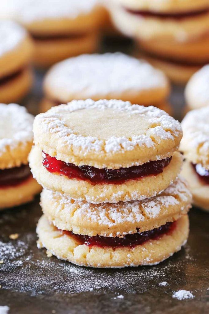 Jam-Filled Cookie Sandwiches