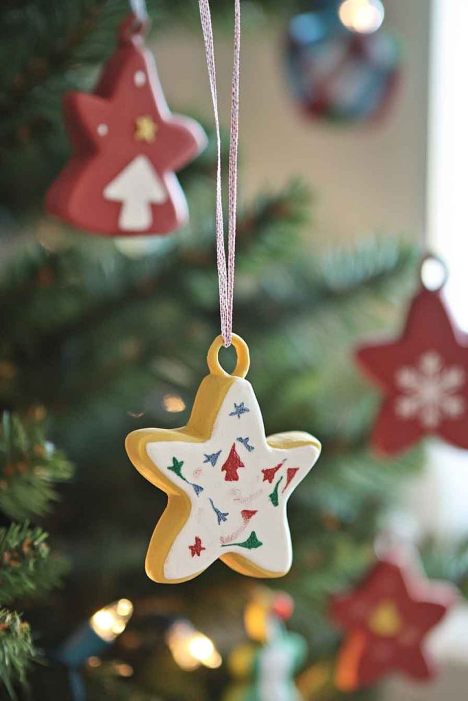 Cookie Cutter Clay Ornaments