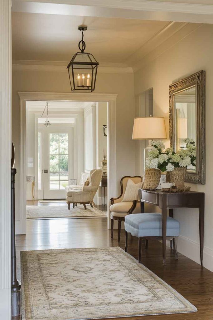 Create Zones in Larger Entryways