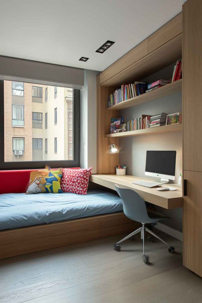 Teen Bedroom with Study Zone