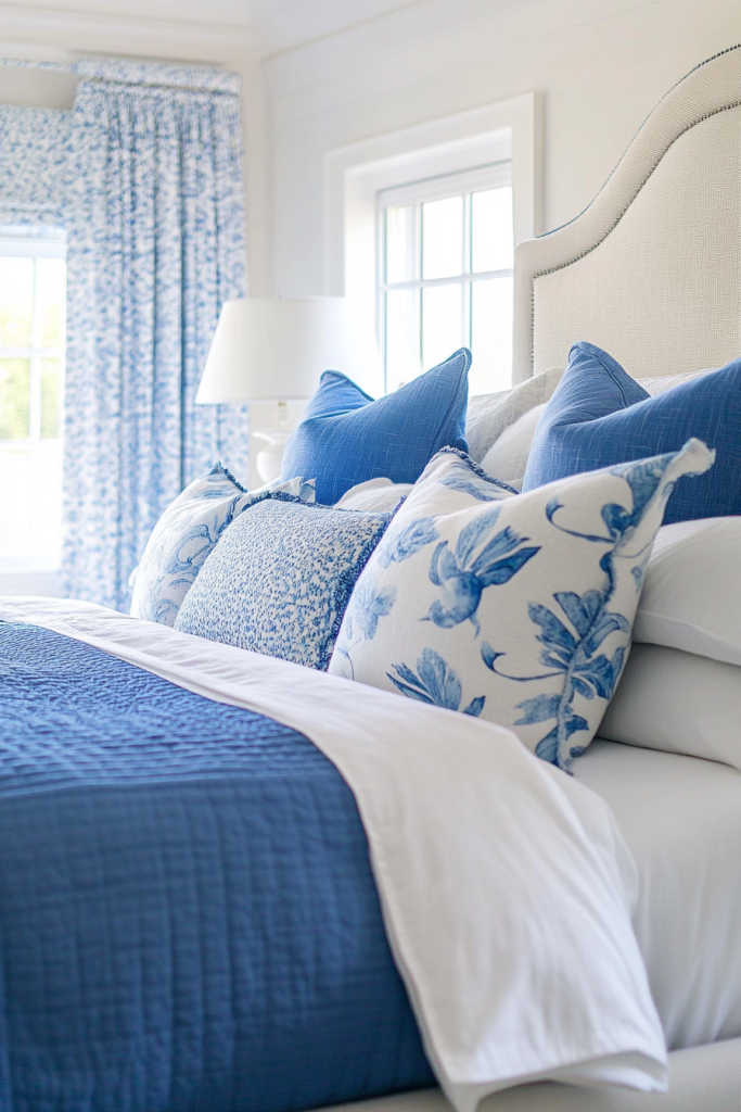 Blue Bedding and Textiles