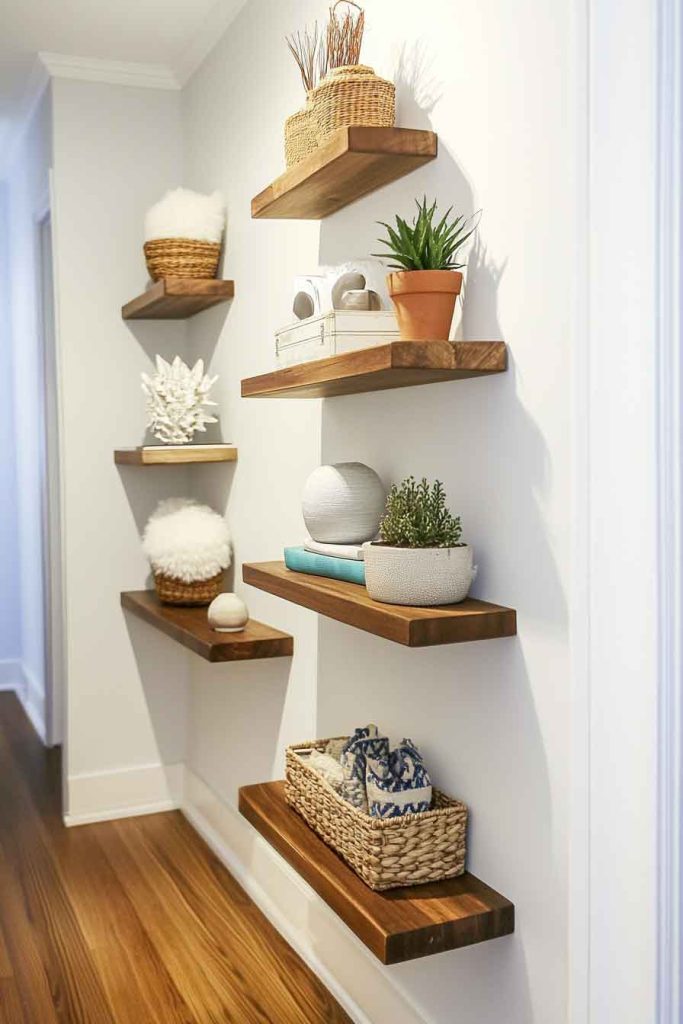 Install Floating Shelves