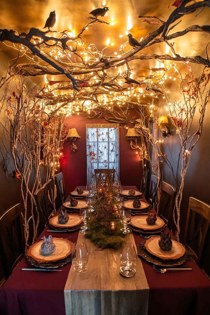 Haunted Forest Dining Room