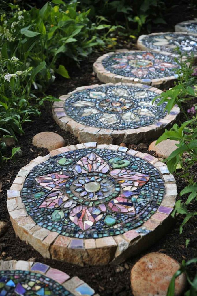 Mosaic Stepping Stones