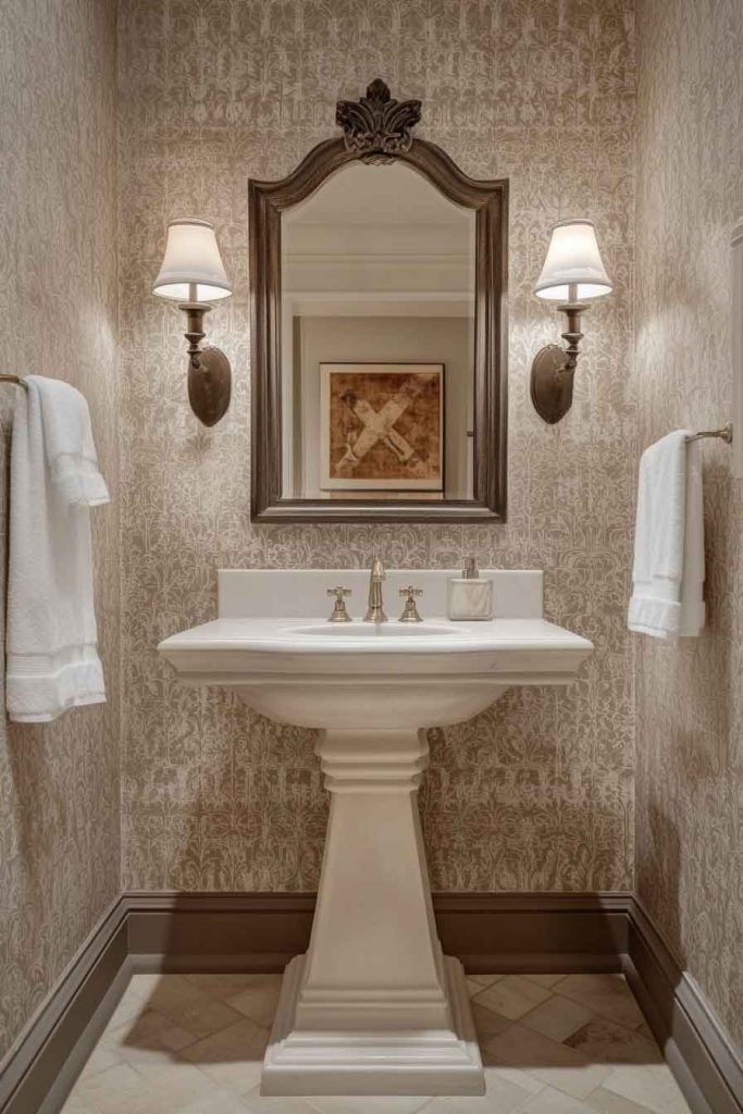Elegant Powder Room for Guests