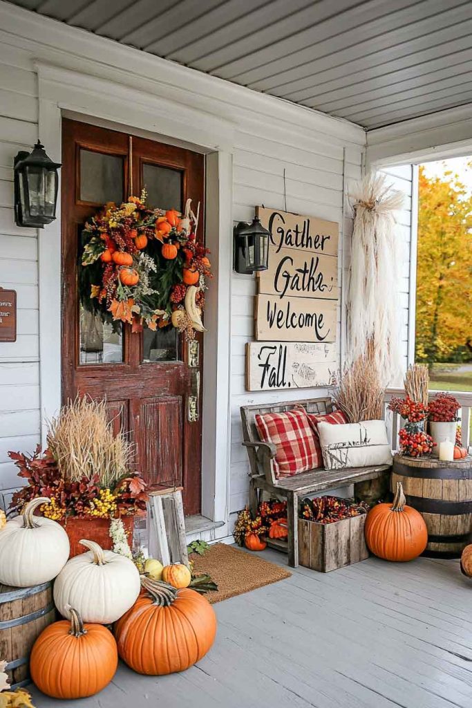 Harvest Festival Farmhouse Porch