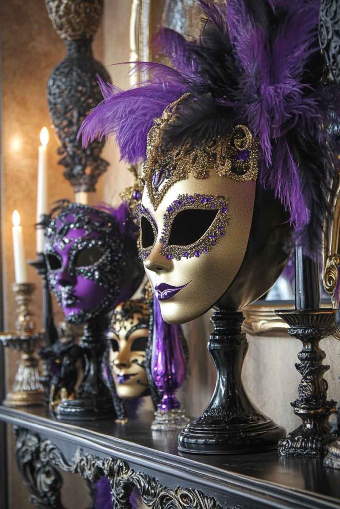 Masquerade Ball Kitchen with Elegant Mystery