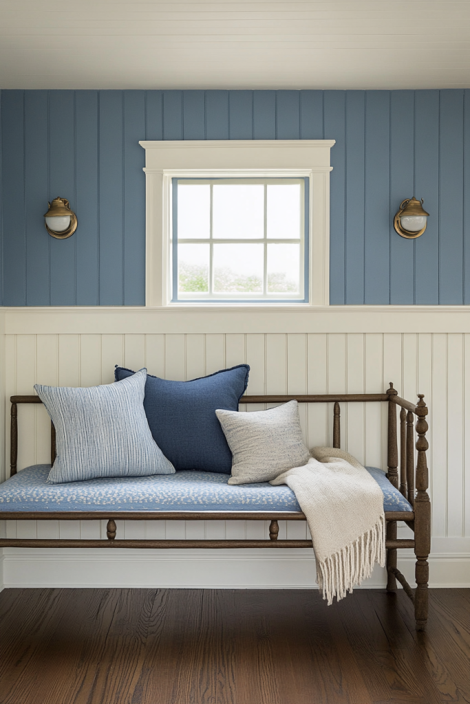 Blue Wainscoting