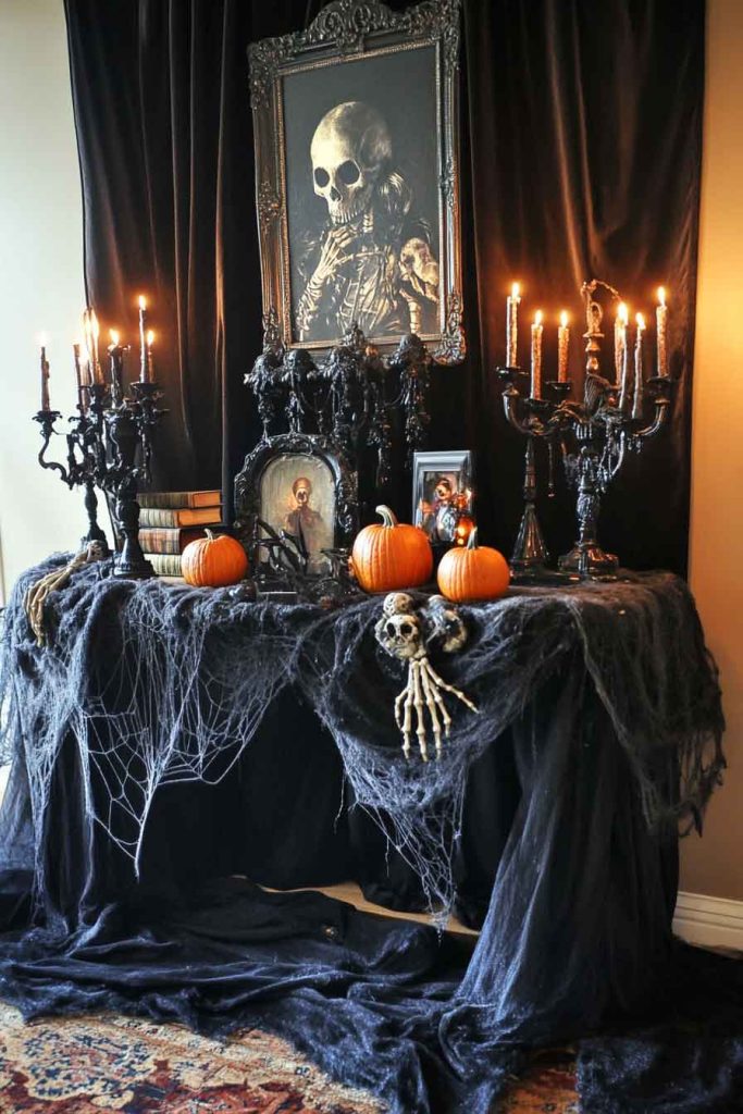 Spooky Haunted Mansion Entry Table